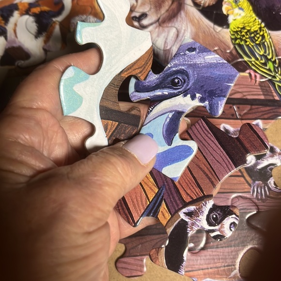 🧩💟 100 very large piece Bits and Pieces “Noah’s Ark” puzzle. Complete. - Picture 4 of 5